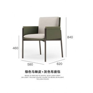 Simple Eco-Friendly Durable Home Single-Person Leisure <b>Armchair</b>-Casual Backrest Chair for Apartment Bedroom <b>Small</b> Space - Product Image 4