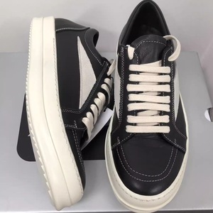 Baskets décontractées en cuir pour hommes 2025 – Design polyvalent effet pieds nus <span class=keywords><strong>avec</strong></span> fermeture à lacets confortable, doublure en maille et amorti - Product Image 4