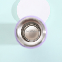 Nouvelle gourde thermos 3-en-1 en acier inoxydable avec logo personnalisé 2026, ensemble de bouteille d'eau en forme de balle avec bombilla