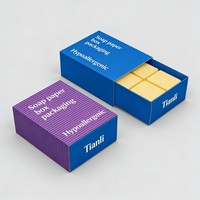Cajas de Papel Blanco para Jabón con Diseño Personalizado de Impresión Digital, Precios Bajos, para Barras de Jabón, Venta al por Mayor
