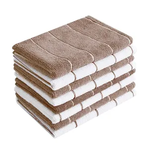 定制超细纤维碎布干燥布毛圈厨房清洁毛巾茶巾