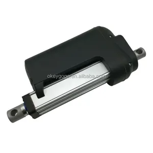 IP66 12000N หนักตัวกระตุ้นเชิงเส้นพลังงานแสงอาทิตย์ติดตาม Actuators DC แม่เหล็กถาวรมอเตอร์สร้างขึ้นในสวิทช์จำกัด