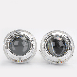 RR GT-I cubiertas HID Bi xenón de Ojos de Ángel coche luz de la cabeza máscaras de plata - Product Image 5