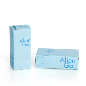 Alien Go 1/4 Size Rolling Papers, Gomme Arabe Naturelle, 50 Feuilles Bleues + 50 Filtres en Coton par Paquet, Pour Cigarettes Roulées à la Main Personnalisées - Product Image 2