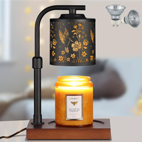 Lampe chauffe-bougie électrique à hauteur réglable et intensité variable pour bougies en pot, idéale pour la décoration de maison neuve et les cadeaux d'anniversaire