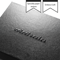 Boîtes à tiroirs en carton rigide noir personnalisées de luxe, avec logo, poignée pliable, emballage cadeau pour montre