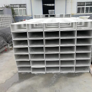 Tubo <span class=keywords><strong>Rectangular</strong></span> Personalizado de 100x100 100x50, Tubo Cuadrado Rígido de Plástico UPVC PVC, Tubo de Extrusión de Plástico - Product Image 6