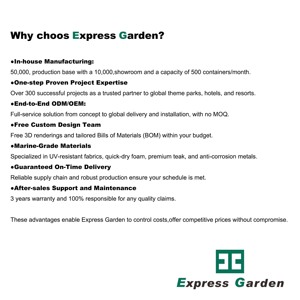 Express Garden Ensemble de canapés d'extérieur modernes en aluminium Écologique Antirouille Étanche Lavable Ferme Durable Villa Park Hotel - Product Image 6