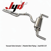 Tuyau d'échappement JYD Catback pour Audi RS3 2.5T 2017-2023, acier inoxydable 304, silencieux de course à haut débit avec système Valvetronic
