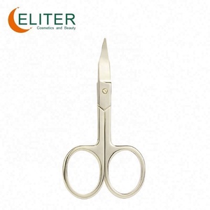 Tijeras multifuncionales Eliter de acero inoxidable dorado de fábrica al por mayor, tijeras para manicura, tijeras para uñas, cutícula - Product Image 1