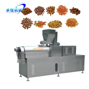 Extrusora de alimento seco para perros Zhuoheng, máquina de pellets de alimentos para mascotas, línea de producción en fábrica de alimentos