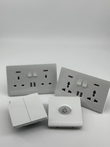 <strong>Manufacture</strong> Factory Price One <strong>Gang</strong> Two <strong>Gang</strong> <strong>Switch</strong> with Pc Painting for Home Hotel - Product Image 1