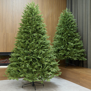 2024 nouveau modèle <span class=keywords><strong>sapin</strong></span> canadien Nobles pin arbre de noël écologique haut de gamme décorations pour la maison plein PE brillant pour noël - Product Image 1