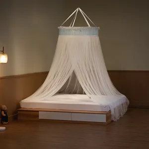 梅多加家居装饰漂亮女孩婴儿床顶篷婴儿摇篮蚊帐吊床