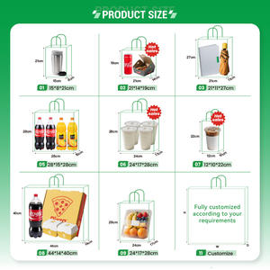 حقيبة ورقية بحجم A3 <span class=keywords><strong>A4</strong></span> A5 مخصصة للحفلات والتسوق والهدايا فارغة مع مقابض - Product Image 4