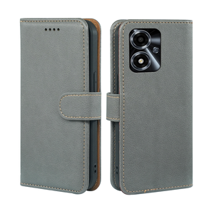 Funda de cuero para billetera Litchi, ranuras para tarjetas, bloqueo Rfid, funda de teléfono con tapa magnética para Cricket Debut <span class=keywords><strong>S3</strong></span> Icon 6 Dream 5G - Product Image 4