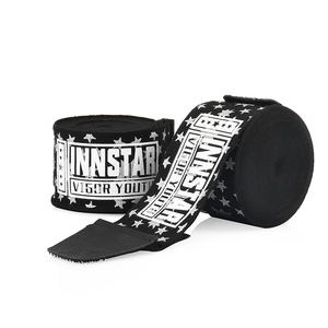 Innstar 5 metre özel Logo boks el sarar erkekler & kadınlar için yumuşak elastik pamuk el bandaj eğitim kullanımı - Product Image 6