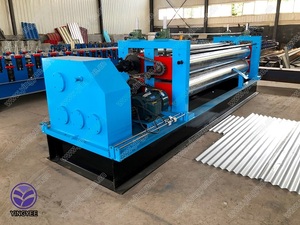 Sıcak satış enine ince oluklu levha şekillendirme makinesi çatı/hızlı hız galvanizli ince oluklu yapma makinesi - Product Image 6