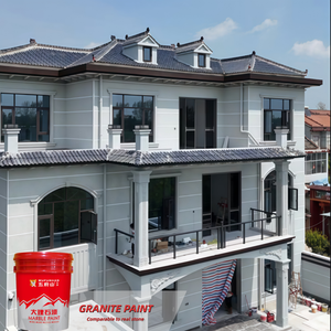 Revestimiento Líquido Acrílico Impermeable Wufushan en Aerosol para Paredes Exteriores de Edificios con Textura de Piedra Natural y Efecto Granito Brillante - Product Image 6