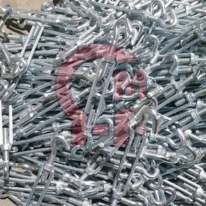 HLM EUA tipo galvanizado aço inoxidável tensor aberto/fechado corpo tensor olho gancho tensor para cabo de corda métrica - Product Image 2