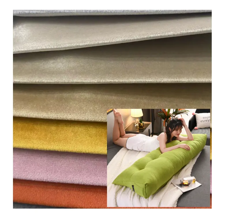 Polyester bông lụa nhung Velour chống cháy sofa rèm treo lên bọc Hà Lan vải 400gsm chiều rộng 1.5m hoặc 3m