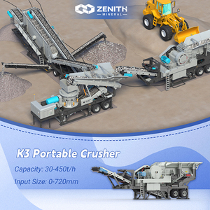 Concasseur mobile monté sur camion 250 T/h Installation rapide sur site de concession minière - Product Image 1