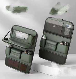 Table de repas pliable pour voiture, à fixer sur le dossier du siège, avec sac de rangement, disponible en plusieurs couleurs - Product Image 5