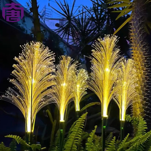 Led Solar Fairy Reed Lights Ip65 Rated Garden <b>Stake</b> Lamp For Outdoor Pathway <b>Ground</b> Lighting Holiday Decorations Rohs Certified - Product Image 3