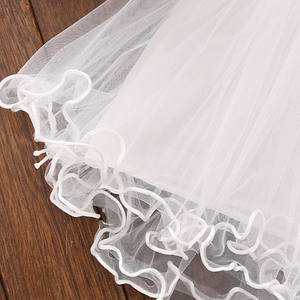 Robes en coton blanc pour bébés filles de 1 an avec fleurs, style estival, fabriqué en Chine - Product Image 4