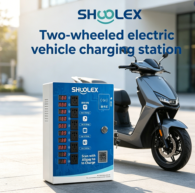 Intelligent Two-Wheeled EV Charging Station 7000W Smart Multi-Port Payment System for Electric Scooters & Bikes