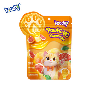 Gommes à la vitamine C en forme de patte de chat mignonnes, friandises adorables en forme de griffe, riches en nutriments stimulant l'immunité pour tous les âges - Product Image 3