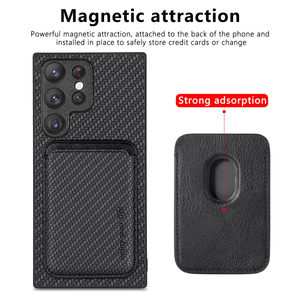 Funda Magnética de Lujo para <span class=keywords><strong>Samsung</strong></span> S26 Ultra con Ranuras para Tarjetas, Material TPU+PC+PU, para Galaxy S26/S25/S24/S23 Ultra - Product Image 5