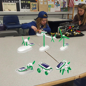 6 trong 1 giáo dục khoa học tự làm lắp ráp năng lượng mặt trời Mô hình đồ chơi thiết lập trẻ em gốc giảng dạy năng lượng mặt trời Powered lắp ráp mô hình gốc đồ chơi - Product Image 1