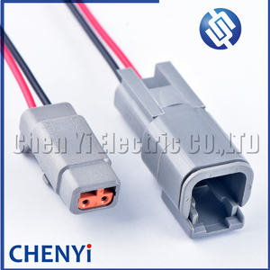 Deutsch Dtm Serie <span class=keywords><strong>2</strong></span> Pins Vrouwelijke Auto Waterdichte Connector Verzegelde Draad Harnas Plug DTM06-2S DTM04-2P Met 15Cm Draden - Product Image 3