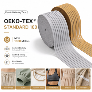 Cinturón de Soporte Lumbar Médico Elástico Transpirable con Certificación OEKO-TEX de Aoya, Banda Elástica de Línea de Pesca, Cinta de Malla de Alta Elasticidad Directo de Fábrica - Product Image 1