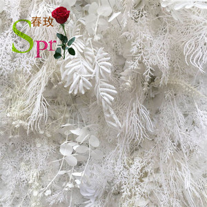 SPR mariée Bouquet en gros fête de mariage anniversaire saint valentin toile de fond pampa panneaux Ombre fleur mur pour la décoration d'événement - Product Image 6