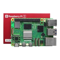 Kit de Desarrollo Original Raspberry Pi 5 8GB, Placa de Desarrollo SC1112 Raspberry Pi 5 2GB 4GB 8GB 16GB RAM, Procesador BCM2712, Kit de Aprendizaje