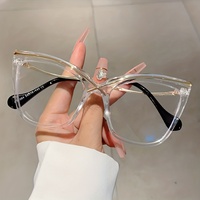Q910 Tendance Mode Chaude 2024 Lunettes Œil-de-Chat de Luxe Classiques Anti-Lumière Bleue pour Femmes Logo Personnalisé Haute Qualité