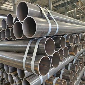 Venta caliente 20mm 45mm 10mm <span class=keywords><strong>1</strong></span> pulgada 33,5mm <span class=keywords><strong>2</strong></span> pulgadas 60mm Q235B Q355B <span class=keywords><strong>Astm</strong></span> A36 Erw tubo de hierro negro soldado de acero al carbono redondo suave - Product Image 1