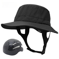 Gorro de Surf con Protección Solar, Gorra de Seguridad con Solapa Extraíble para el Cuello, para Deportes Acuáticos, Ciclismo y Actividades al Aire Libre