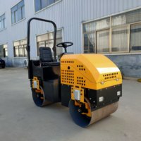 Compacteur routier tandem vibrant à double tambour 1,5T pour asphalte Showway