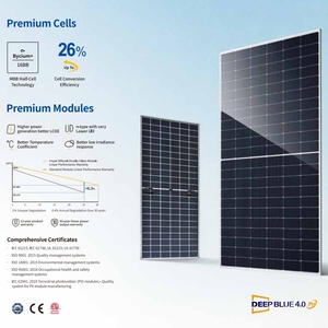 JA Solar JAM66D45LB |   605W-630W 单晶半电池 11BB |   144片N型双面双玻23.3%高效率光伏组件 - Product Image 2