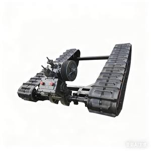 Небольшой Резиновый Танк шасси мобильный робот Платформа ходовой части <span class=keywords><strong>2</strong></span> тонны гусеничная платформа - Product Image 2