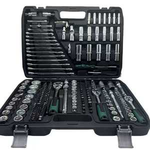 Juego de Herramientas de Mecánica Automotriz Al Por Mayor en Caja con Llaves de Vaso y Herramientas Manuales - Product Image 1