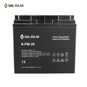 Sail Solar 12V 5Ah 7AH 9Ah 10Ah 20Ah Yemen Gel Lead Acid Battery 60V