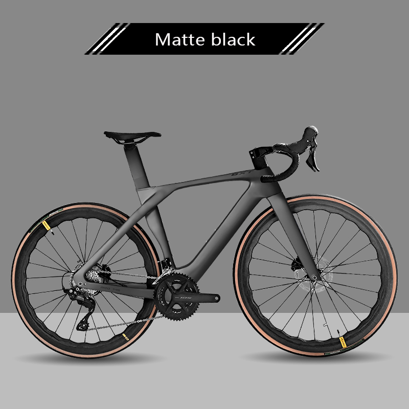 Noir brillant/mat sans logo