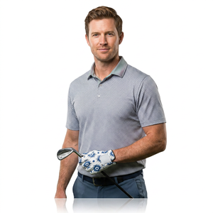 Gants de golf Nayab Industries pour hommes et femmes, imperméables, coupe-vent, antidérapants, respirants, en cuir Cabretta sublimé, avec fermeture auto-agrippante - Product Image 1