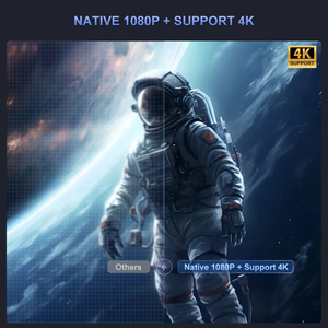 Touyinger Q12W Pro <span class=keywords><strong>2800</strong></span> ANSI 4K Hỗ Trợ Thông Minh <span class=keywords><strong>Android</strong></span> Wifi <span class=keywords><strong>LED</strong></span> 2G 3 + 128GB Ánh Sáng Ban ngày Rạp Hát Tại Nhà Máy Chiếu Video 1080P - Product Image 5