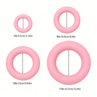 Mancuernas Circulares de Hierro Fundido y Silicona XLAN, 5lb/8lb/10lb/15lb, Placas de Peso para Gimnasio en Casa, Portátiles, Antideslizantes, Ecológicas y Duraderas