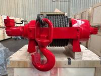 Treuil de remorquage 15000/22000/33000/44000LBS 10Ton/20Ton/30Ton Treuil hydraulique à vis sans fin Capstan PTO pour camion de remorquage Tracteur Forêt